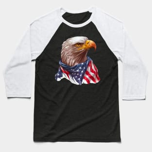 American Eagle 4th of July memorial day Baseball T-Shirt